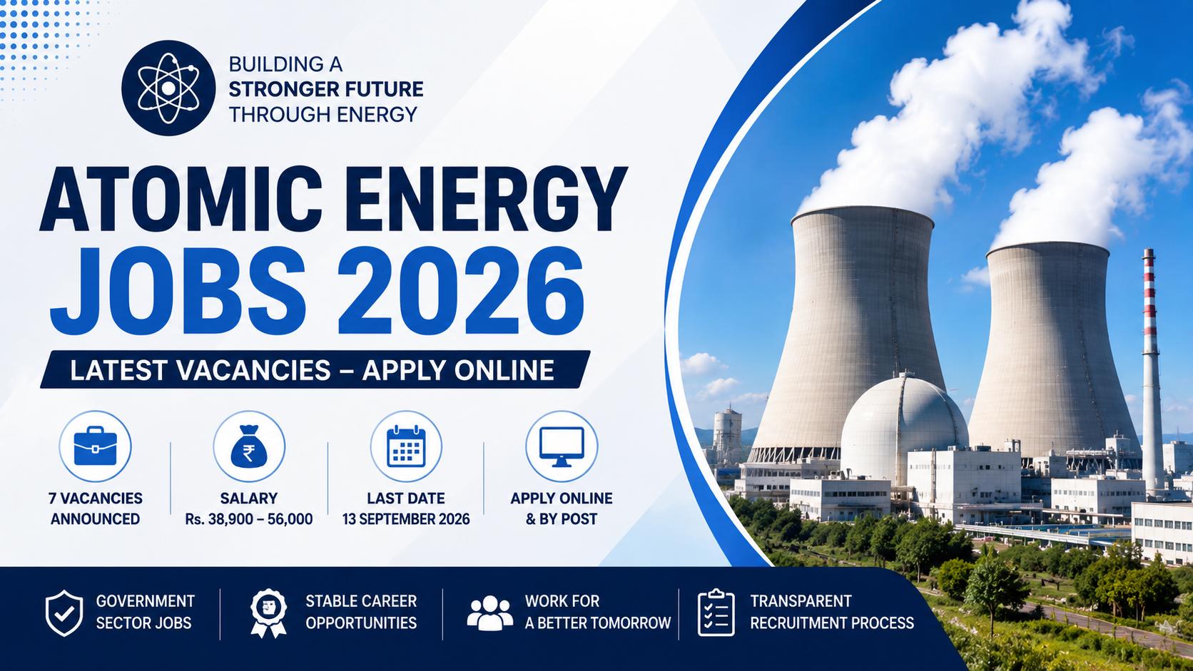 Atomic Energy Jobs 2026