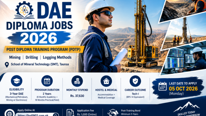 DAE Diploma Jobs 2026